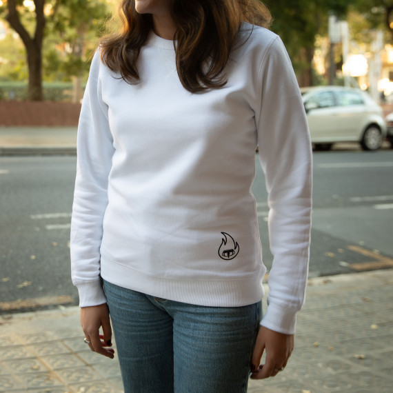 Dessuadora Dona "Flama" Assemblea color blanc