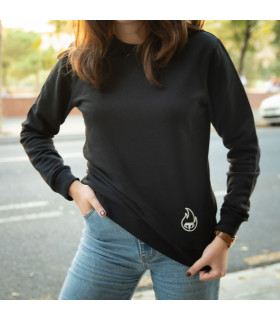 Dessuadora Dona "Flama" Assemblea color negre