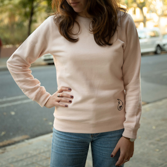 Dessuadora Dona "Flama" Assemblea color rosa