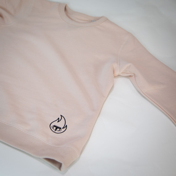 Dessuadora Dona "Flama" Assemblea color rosa