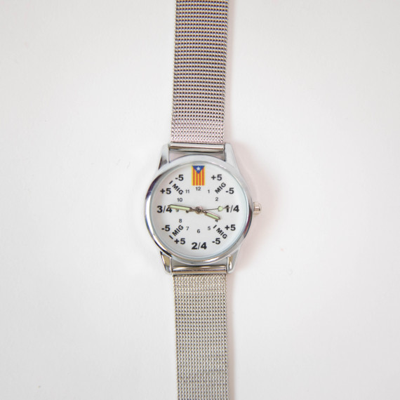 Rellotge Metàl.lic Estelada