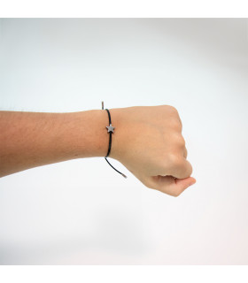 Polsera de pell amb estel T-M