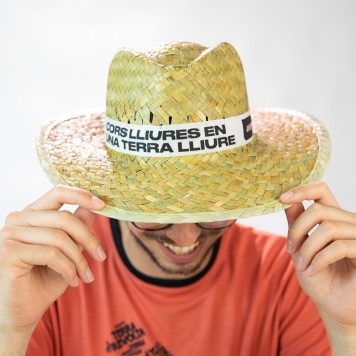 Barret Panamà de palla "Cors lliures"