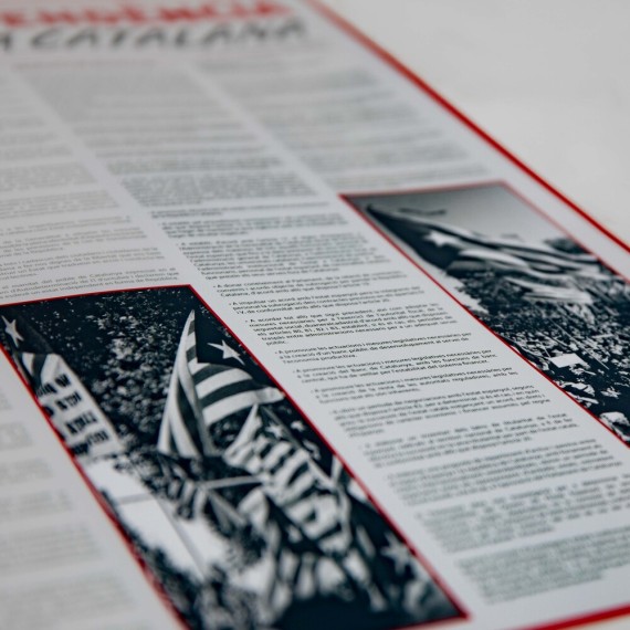 Pòster Declaració Independència de la República Catalana