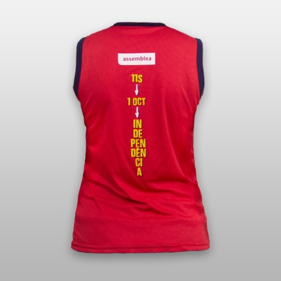 Lot samarreta tirants  "Lluitem i guanyem la independència"