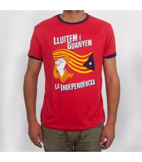 Lot samarreta unisex  "Lluitem i guanyem la independència"