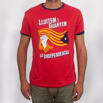 Lot samarreta unisex  "Lluitem i guanyem la independència"