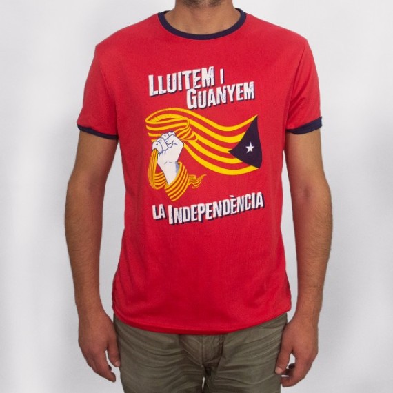 Lot samarreta unisex  "Lluitem i guanyem la independència"