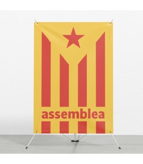 Estelada lona vermella
