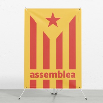 Estelada lona vermella