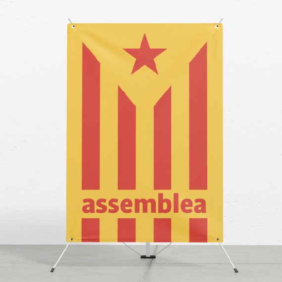 Estelada lona vermella