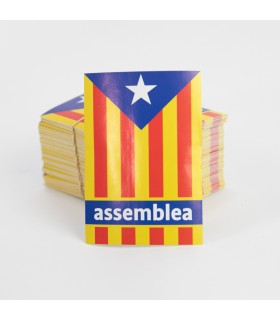 Adhesius estelada blava de l'Assemblea - 300 unitats