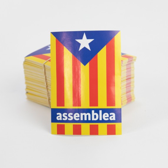 Adhesius estelada blava de l'Assemblea - 300 unitats