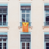 Estelada vermella mitjana 70x100 cm