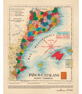 Mapa dels Països Catalans