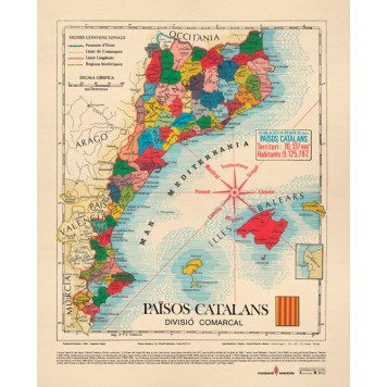 Mapa dels Països Catalans