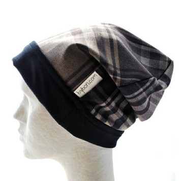 Barretina quadres tons marró