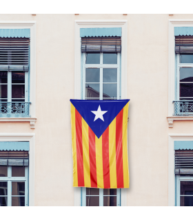 Estelada blava gegant 240x160 cm
