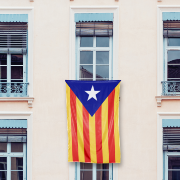 Estelada blava gegant 240x160 cm