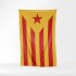 Estelada gran vermella amb anelles