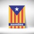 Estelada blava rígida