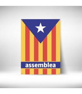 Estelada blava rígida