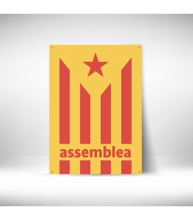 Estelada vermella rígida