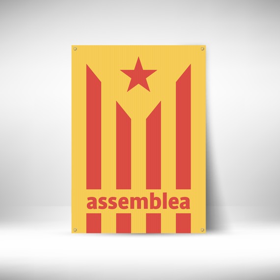 Estelada vermella rígida