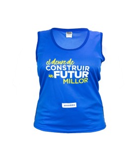 Lot samarreta dona tirants "Construir un futur, ser independents"