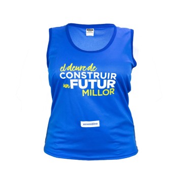 Lot samarreta dona tirants "Construir un futur, ser independents"