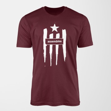 Samarreta estelada de l'Assemblea granat