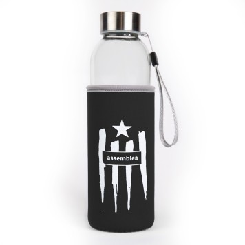 Ampolla de vidre amb funda de neoprè