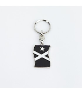 Clauer metàl·lic bandera negra