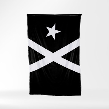 Bandera negra de 100x150 cm