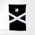 Bandera negra de 70x100 cm