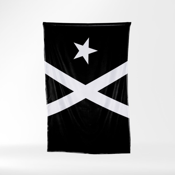 Bandera negra de 70x100 cm