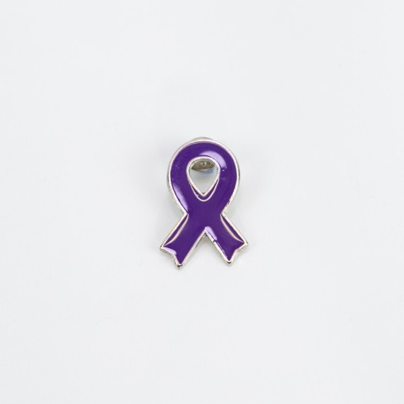 Pin llaç metàl·lic lila