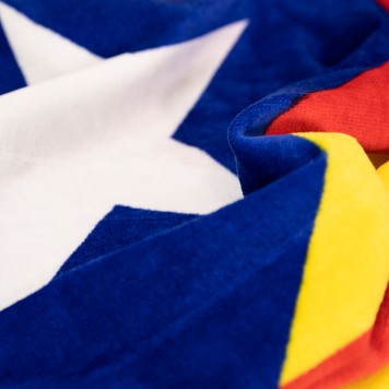 Tovallola Assemblea estelada blava