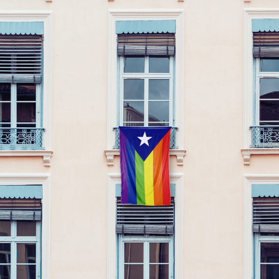 Estelada gran LGTBI 150x100 cm
