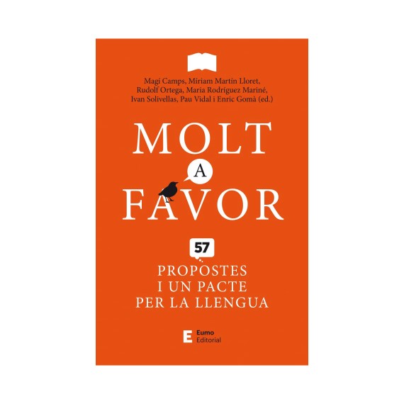 Llibre "Molt a favor. 57 propostes i un pacte per la llengua"
