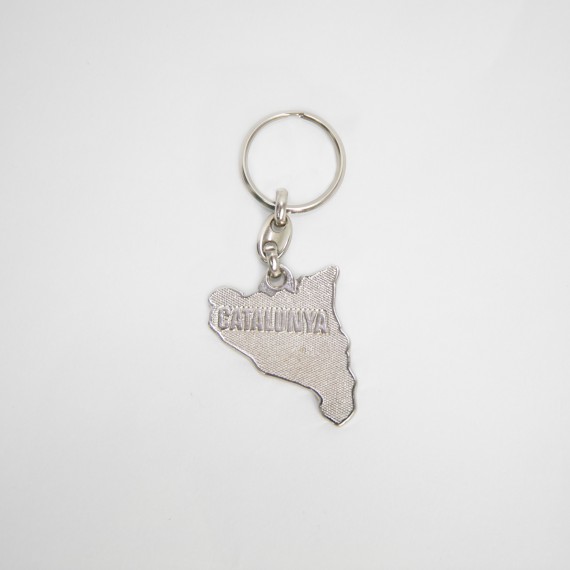 Clauer metàl·lic Catalunya estelada blava