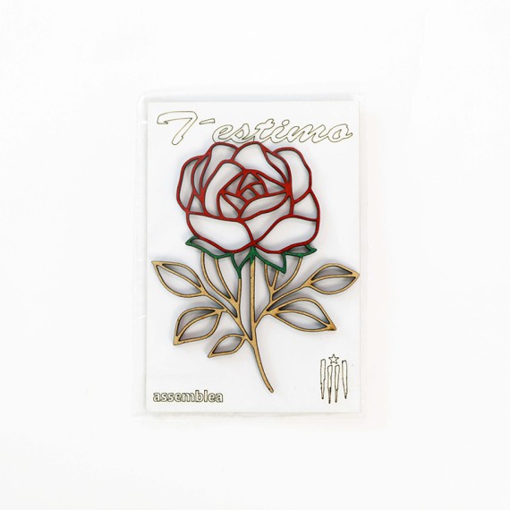 Punt de llibre Rosa de Sant Jordi