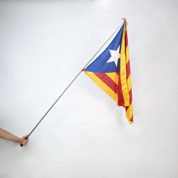 Barra extensible porta banderes